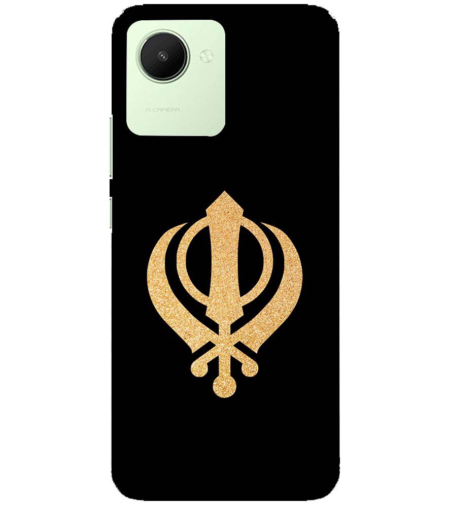 PS1300-Khanda Sahib Back Cover for Realme C30