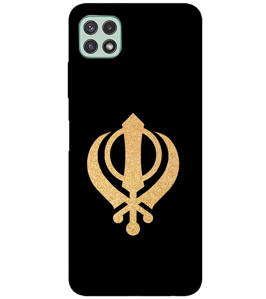 PS1300-Khanda Sahib Back Cover for Samsung Galaxy A22 5G