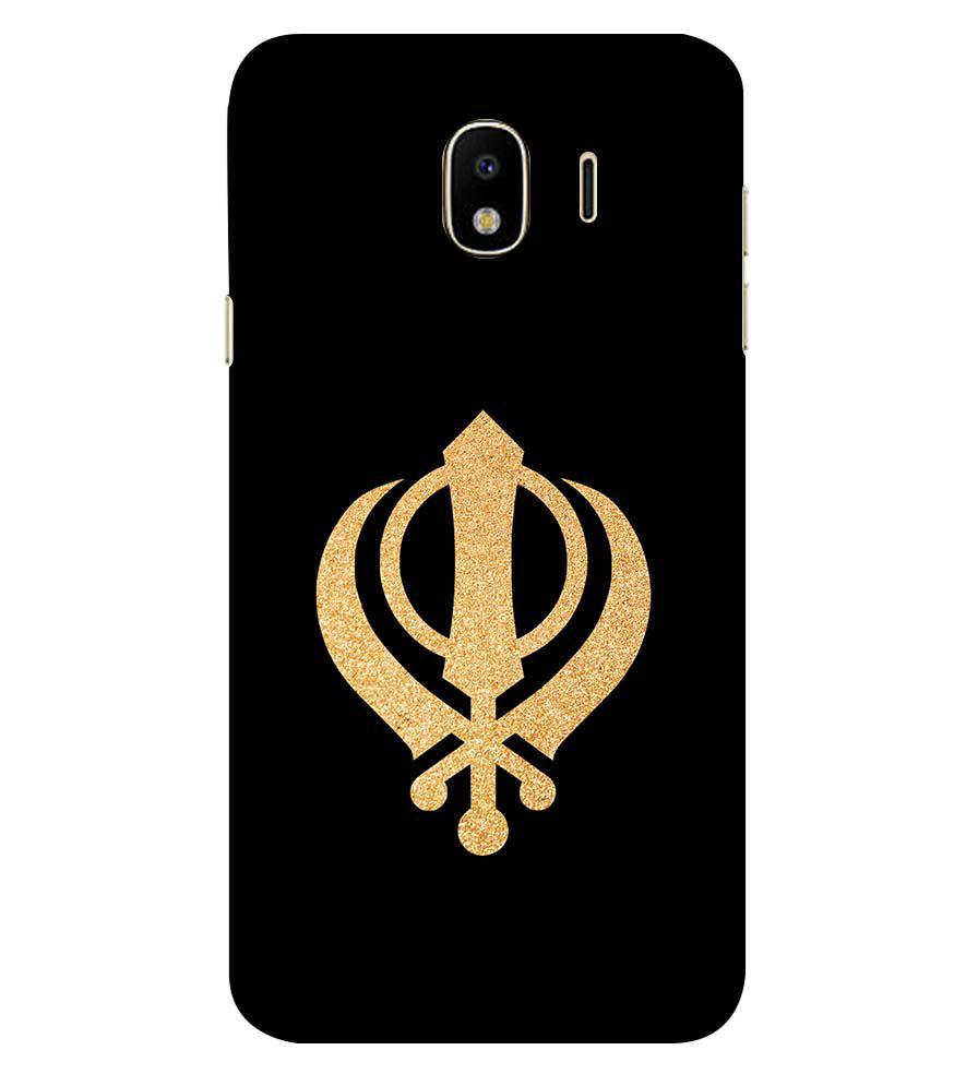 PS1300-Khanda Sahib Back Cover for Samsung Galaxy J4 (2018)