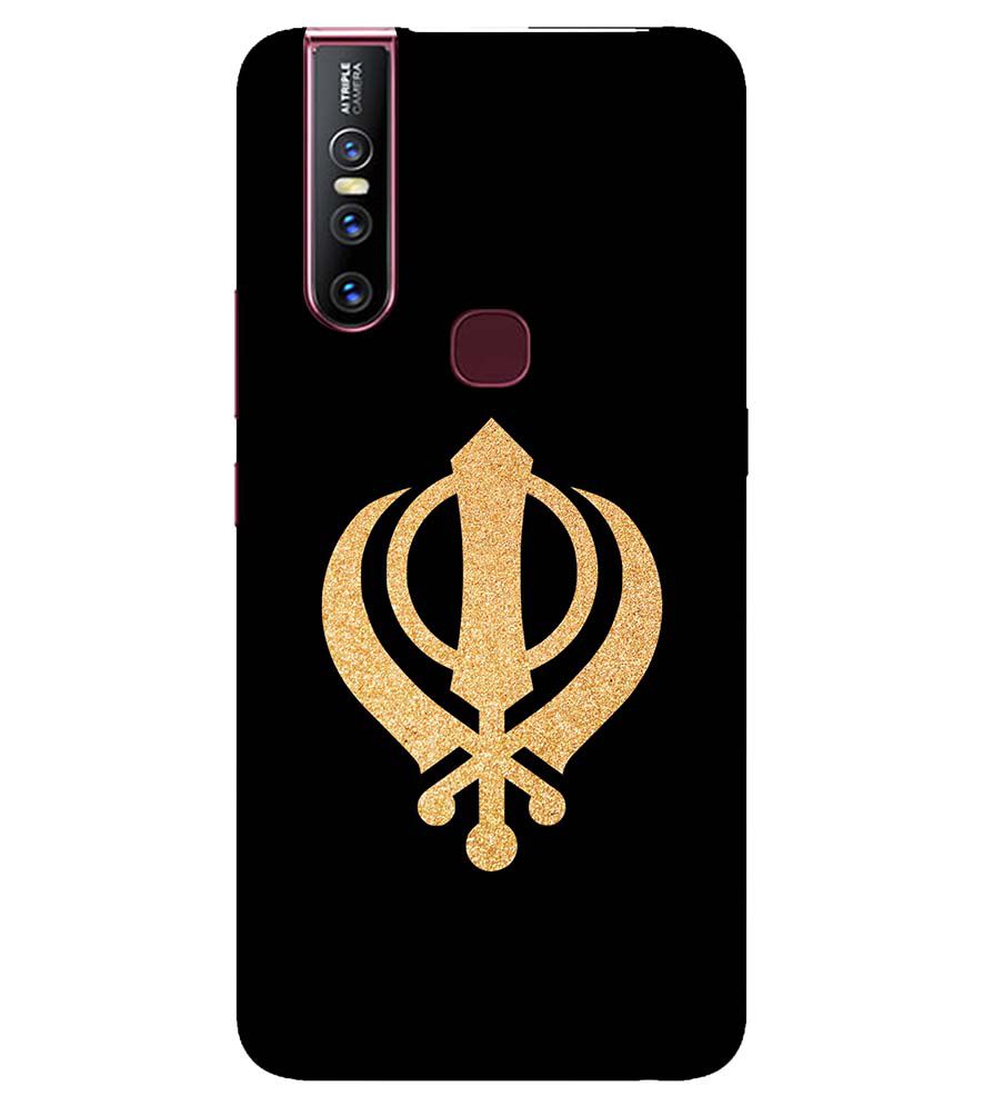 PS1300-Khanda Sahib Back Cover for Vivo V15