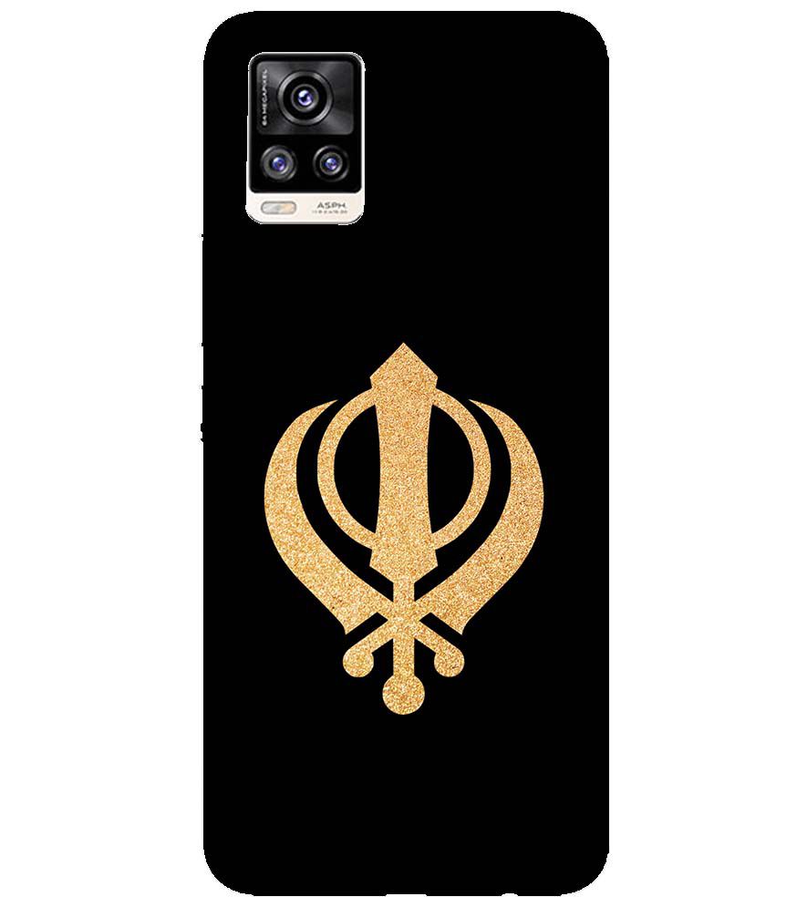 PS1300-Khanda Sahib Back Cover for vivo V20