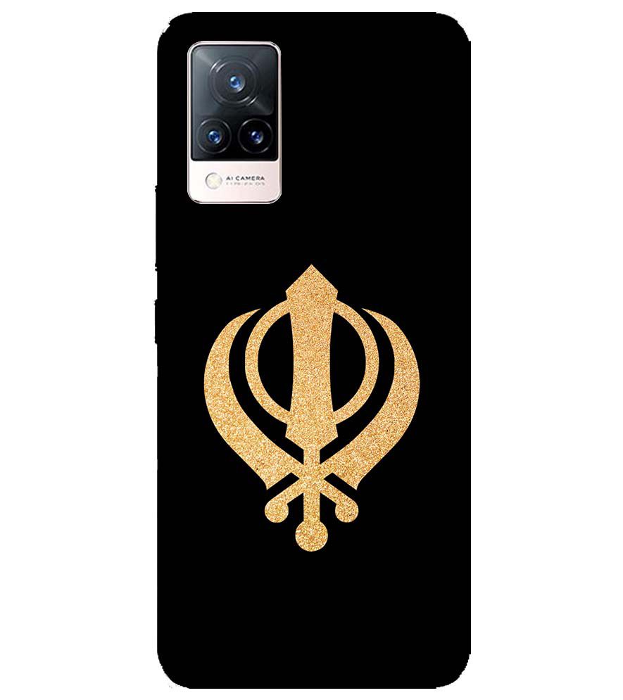 PS1300-Khanda Sahib Back Cover for Vivo V21 5G