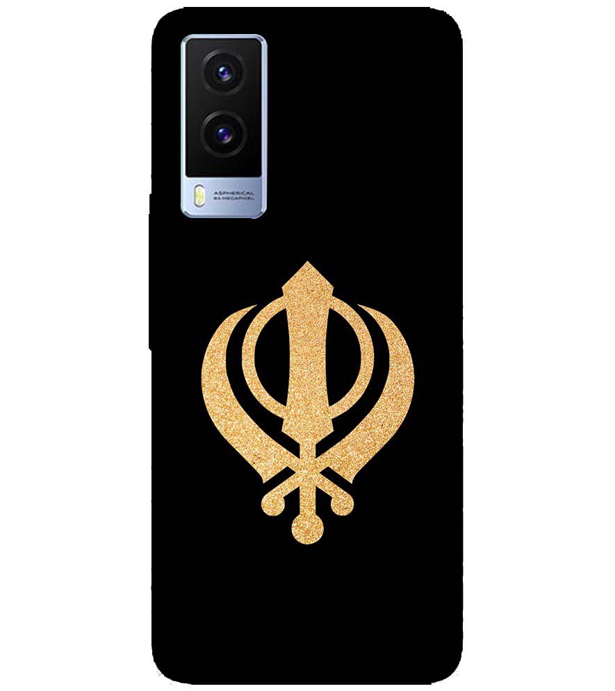 PS1300-Khanda Sahib Back Cover for Vivo V21e 5G