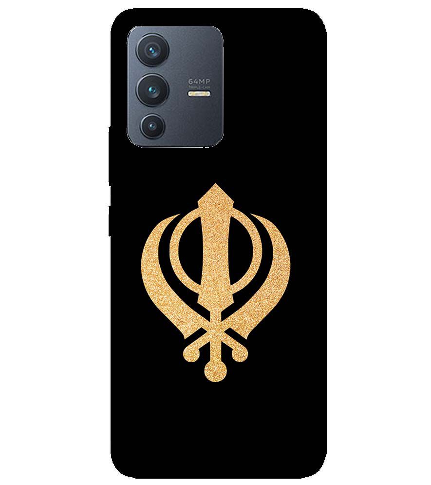 PS1300-Khanda Sahib Back Cover for vivo V23 5G