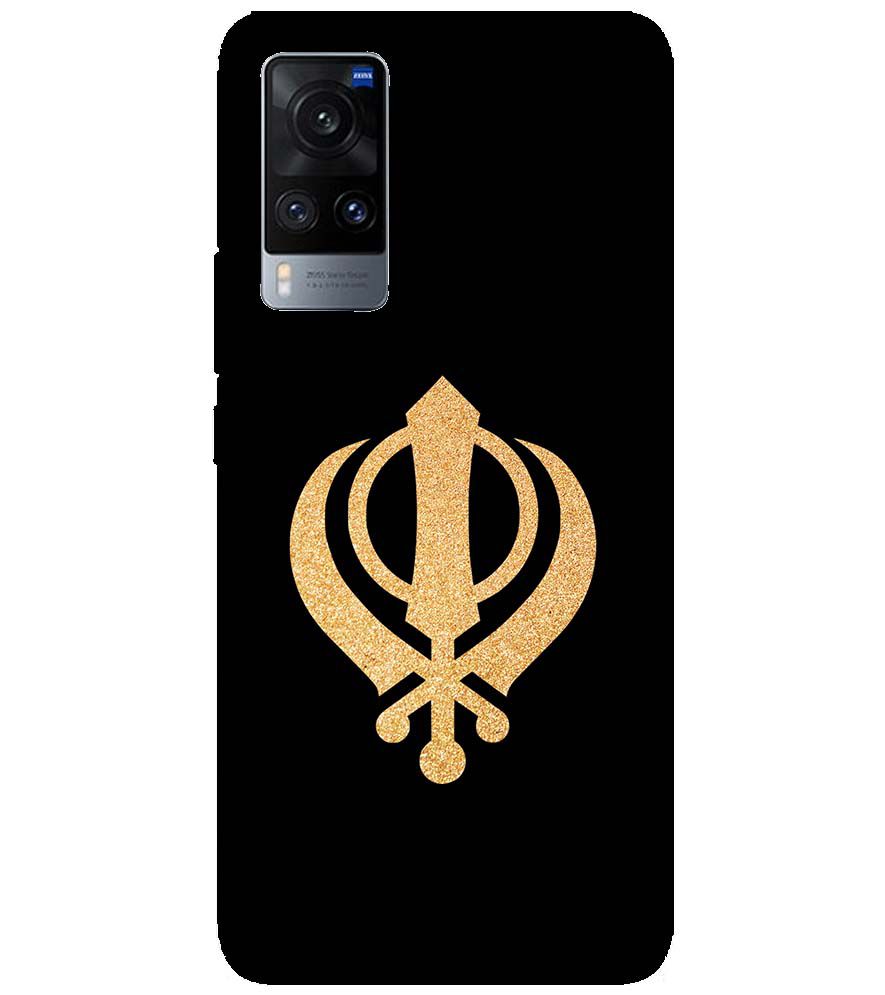 PS1300-Khanda Sahib Back Cover for vivo X60