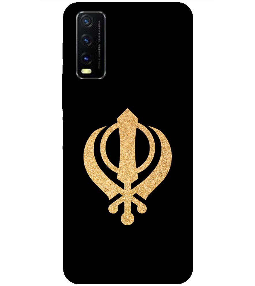 PS1300-Khanda Sahib Back Cover for vivo Y12s