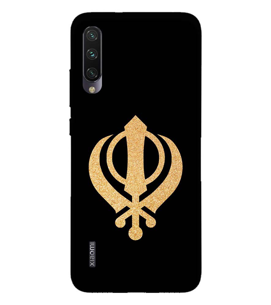 PS1300-Khanda Sahib Back Cover for Xiaomi Mi A3