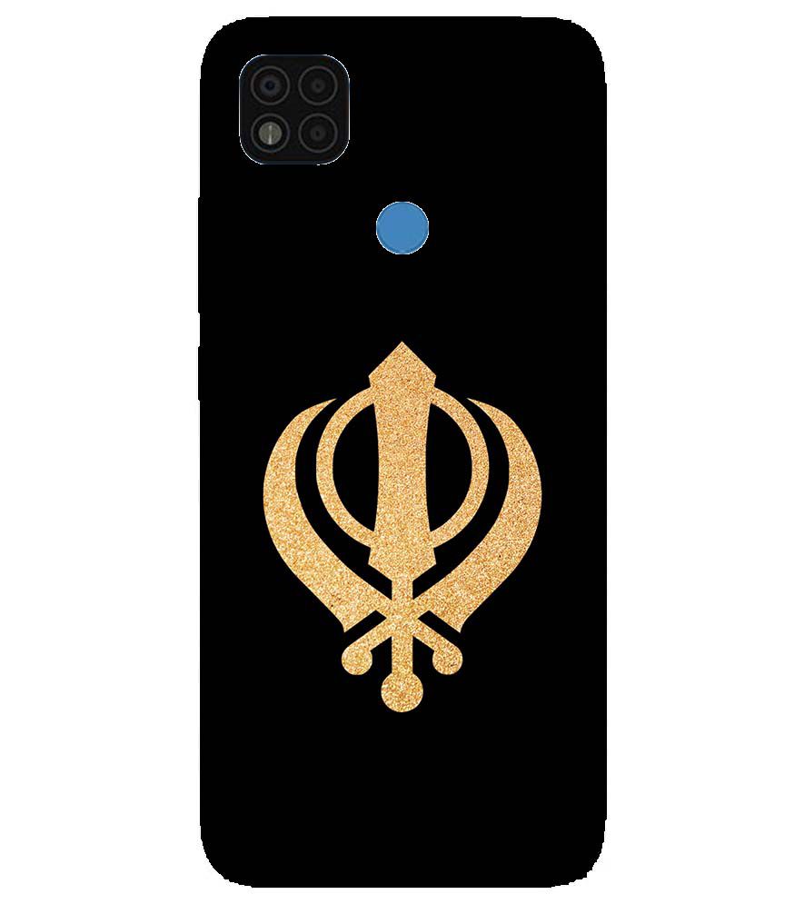 PS1300-Khanda Sahib Back Cover for Xiaomi Poco C31