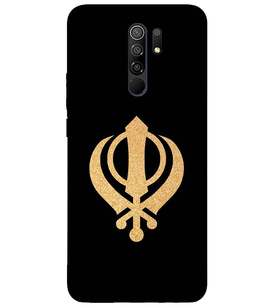 PS1300-Khanda Sahib Back Cover for Xiaomi Poco M2