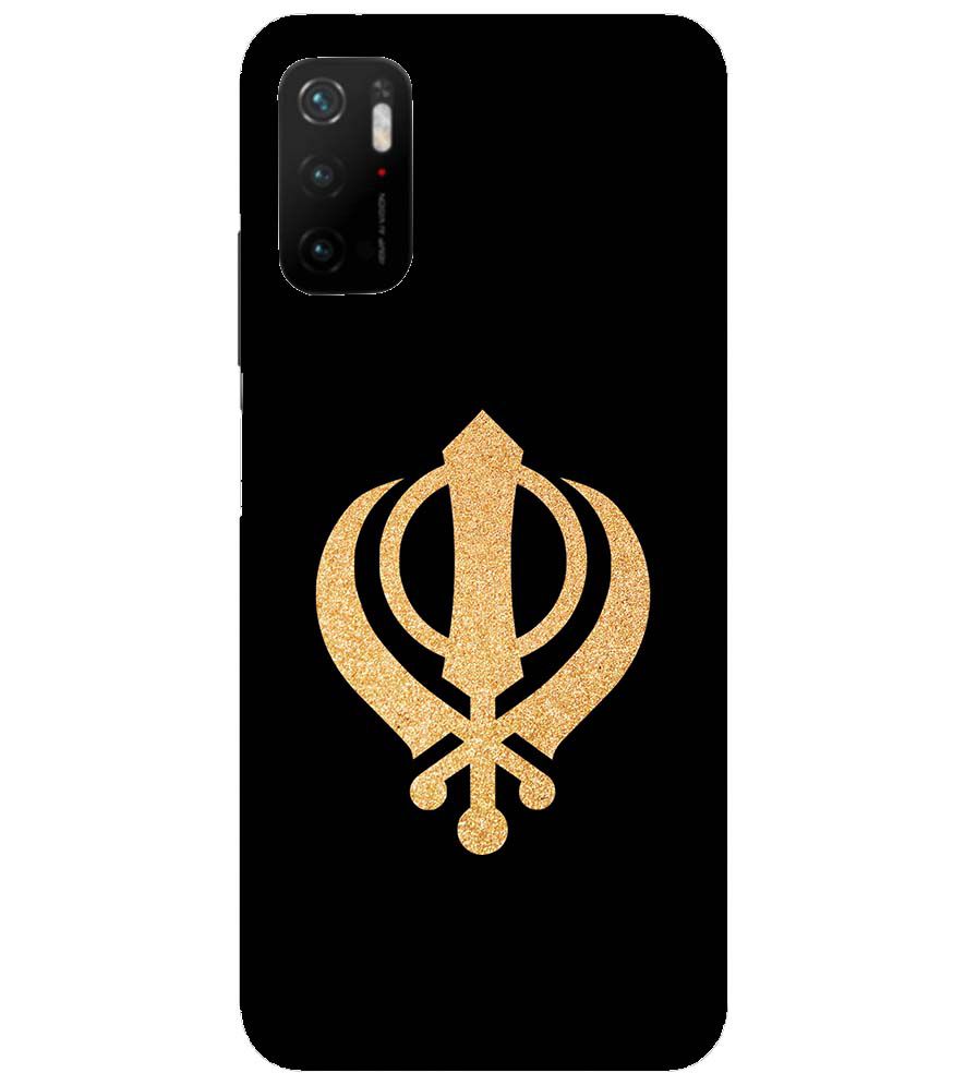 PS1300-Khanda Sahib Back Cover for Xiaomi Poco M3 Pro 5G