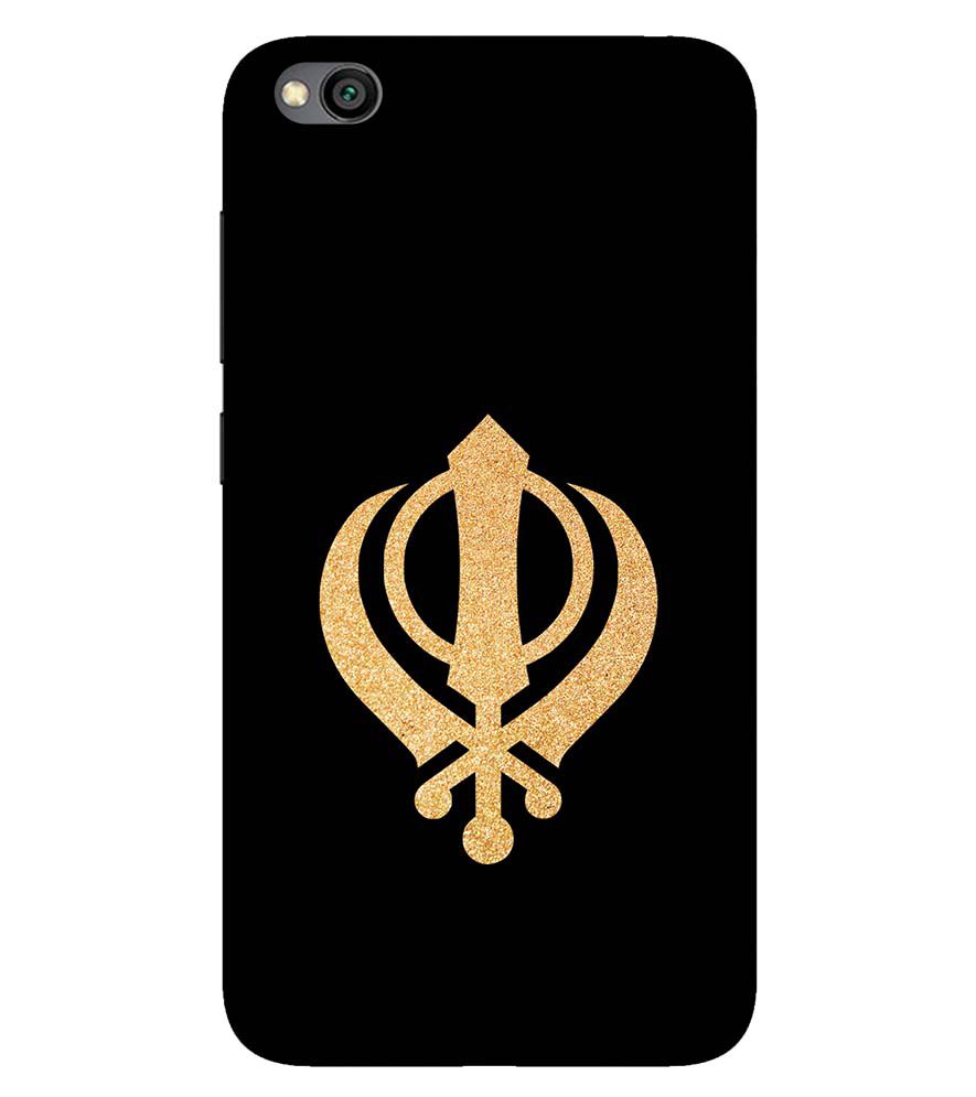 PS1300-Khanda Sahib Back Cover for Xiaomi Redmi Go