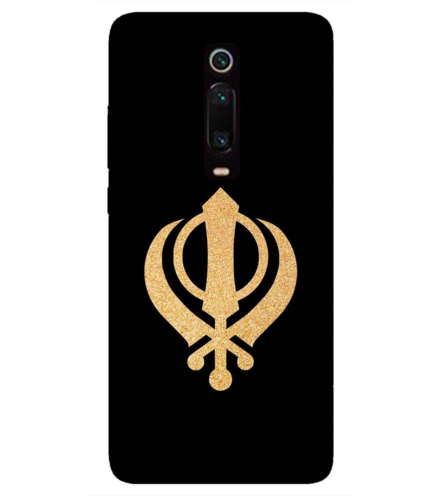 PS1300-Khanda Sahib Back Cover for Xiaomi Redmi K20 and K20 Pro