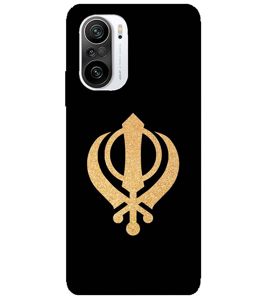 PS1300-Khanda Sahib Back Cover for Xiaomi Redmi K40