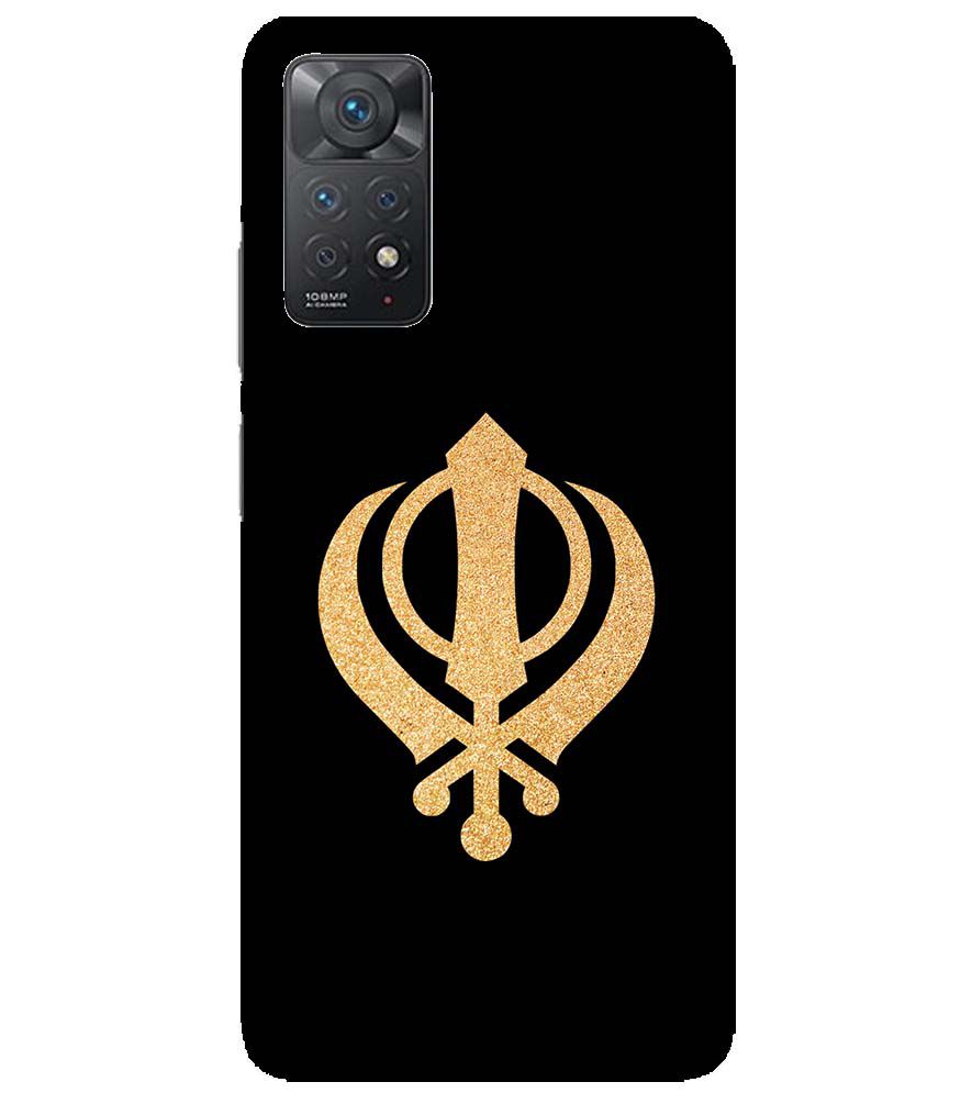 PS1300-Khanda Sahib Back Cover for Xiaomi Redmi Note 11 Pro