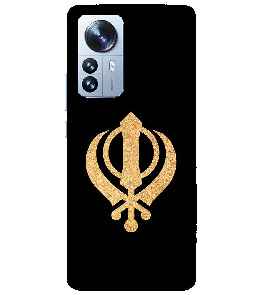 PS1300-Khanda Sahib Back Cover for Xiaomi Redmi Note 12 Pro