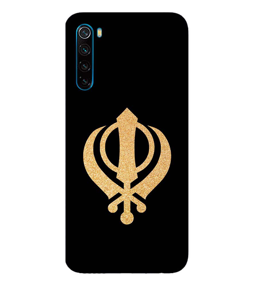 PS1300-Khanda Sahib Back Cover for Xiaomi Redmi Note 8