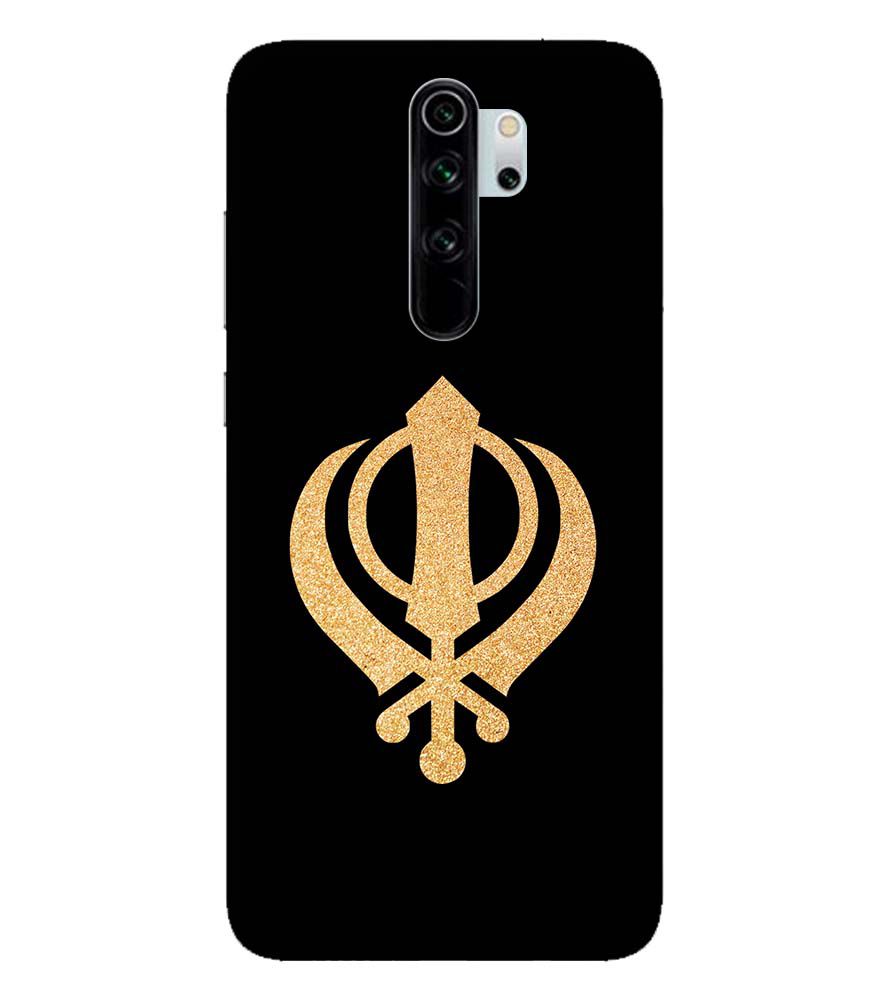 PS1300-Khanda Sahib Back Cover for Xiaomi Redmi Note 8 Pro