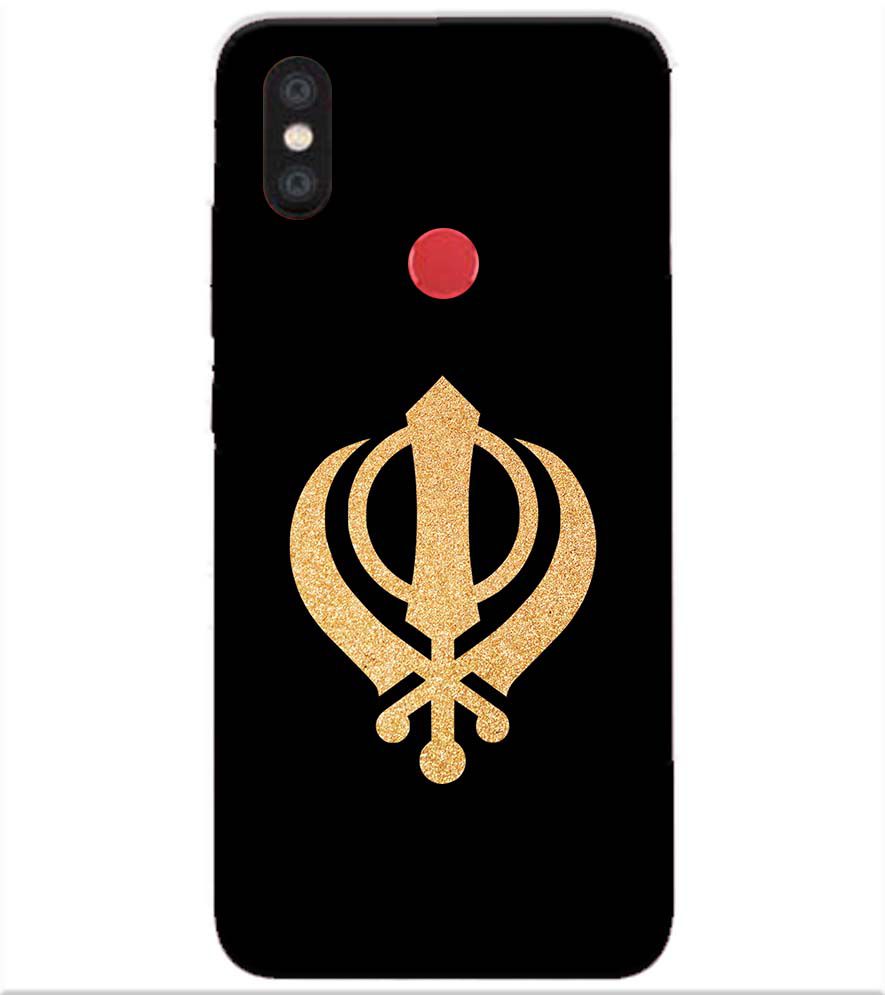 PS1300-Khanda Sahib Back Cover for Xiaomi Redmi Y2