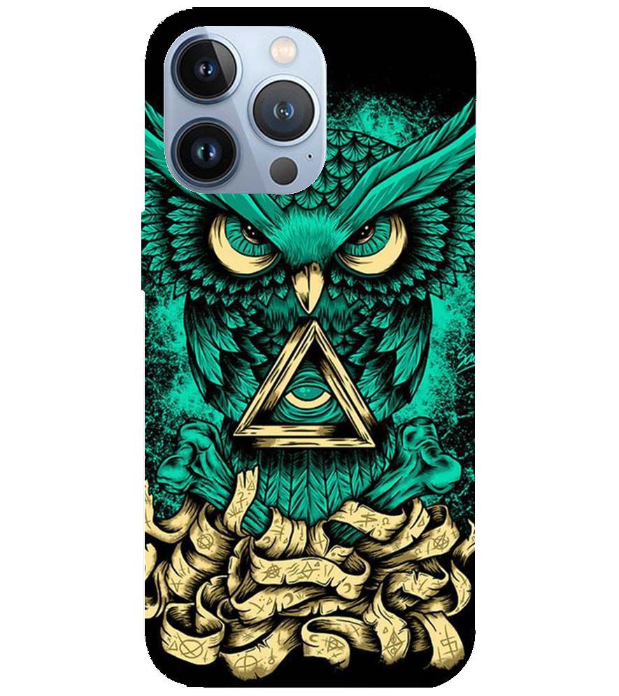 PS1301-Illuminati Owl Back Cover for Apple iPhone 13 Pro