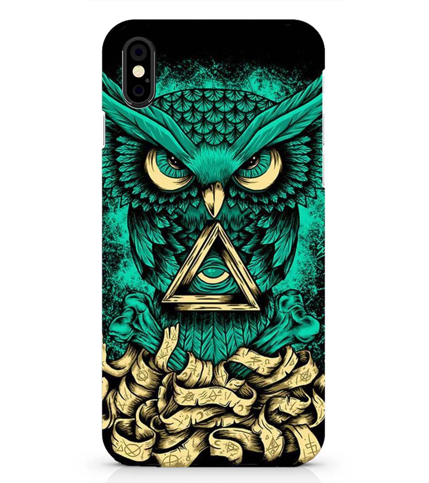 PS1301-Illuminati Owl Back Cover for Apple iPhone X