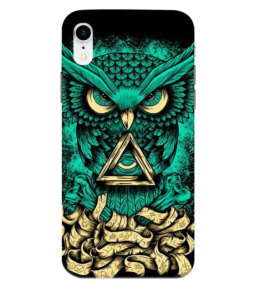 PS1301-Illuminati Owl Back Cover for Apple iPhone XR