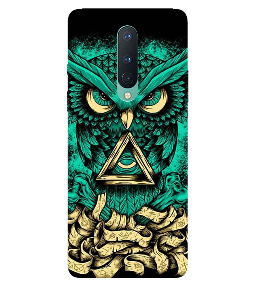 PS1301-Illuminati Owl Back Cover for OnePlus 8