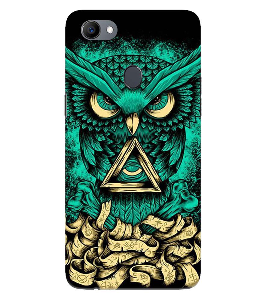 PS1301-Illuminati Owl Back Cover for Oppo F5 Plus