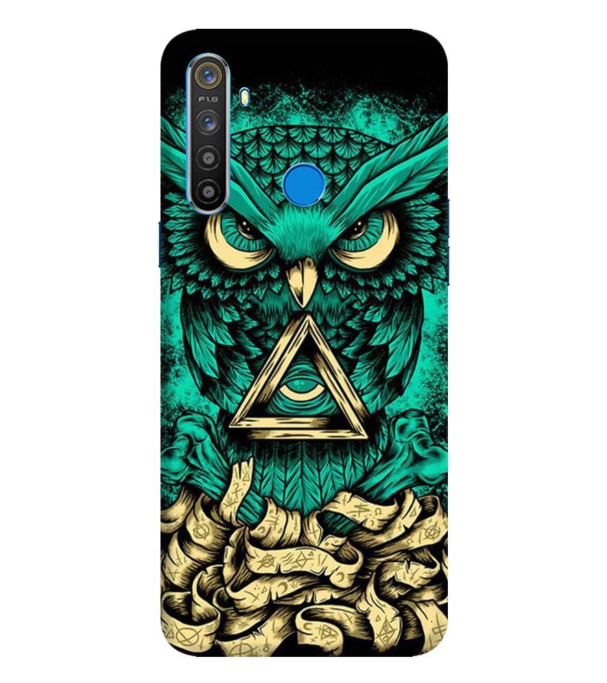 PS1301-Illuminati Owl Back Cover for Realme 5