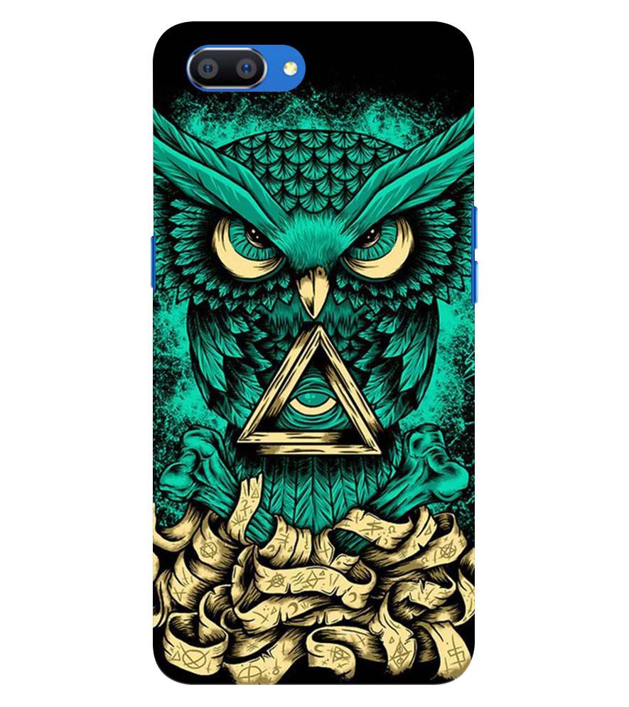 PS1301-Illuminati Owl Back Cover for Oppo Realme C1