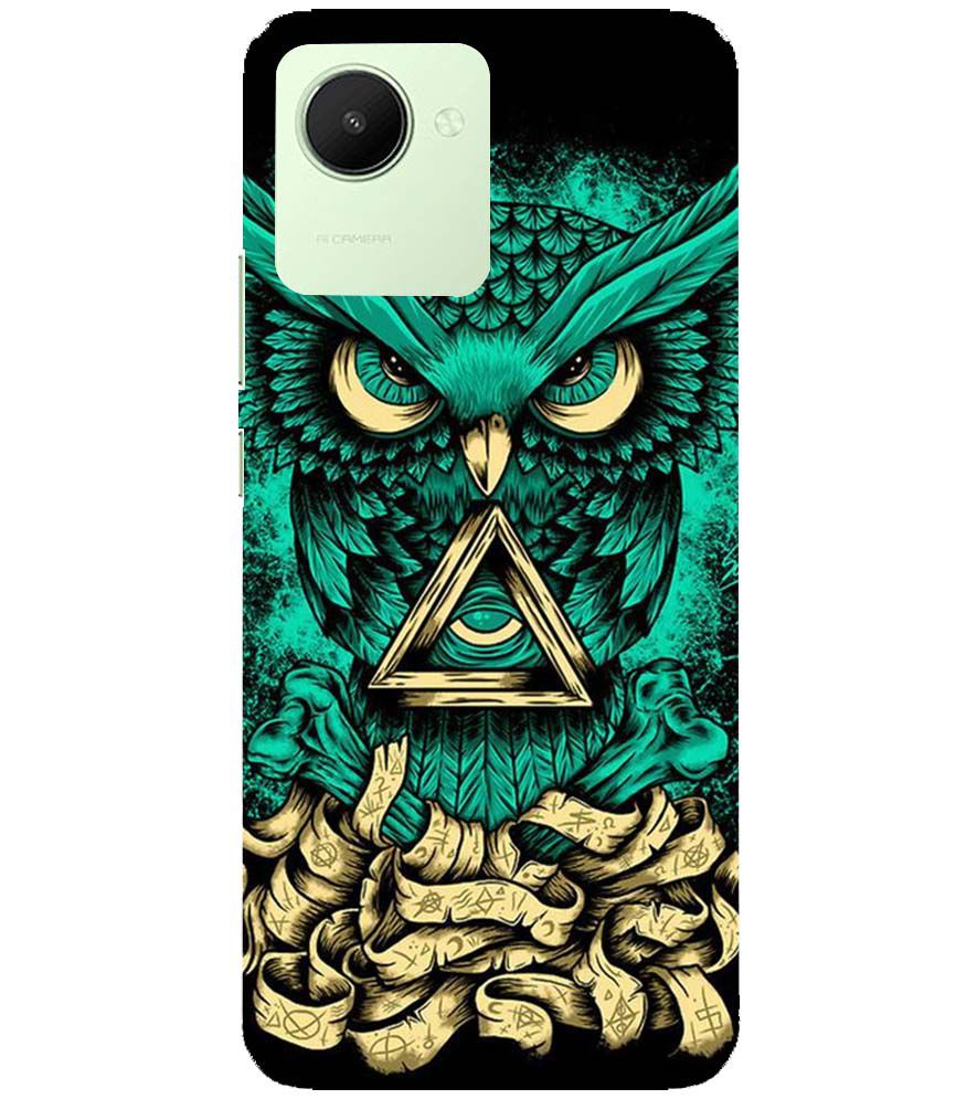 PS1301-Illuminati Owl Back Cover for Realme C30