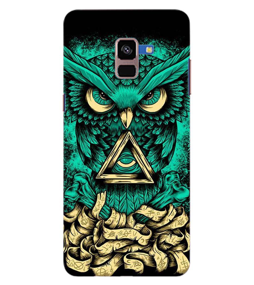 PS1301-Illuminati Owl Back Cover for Samsung Galaxy A8 Plus