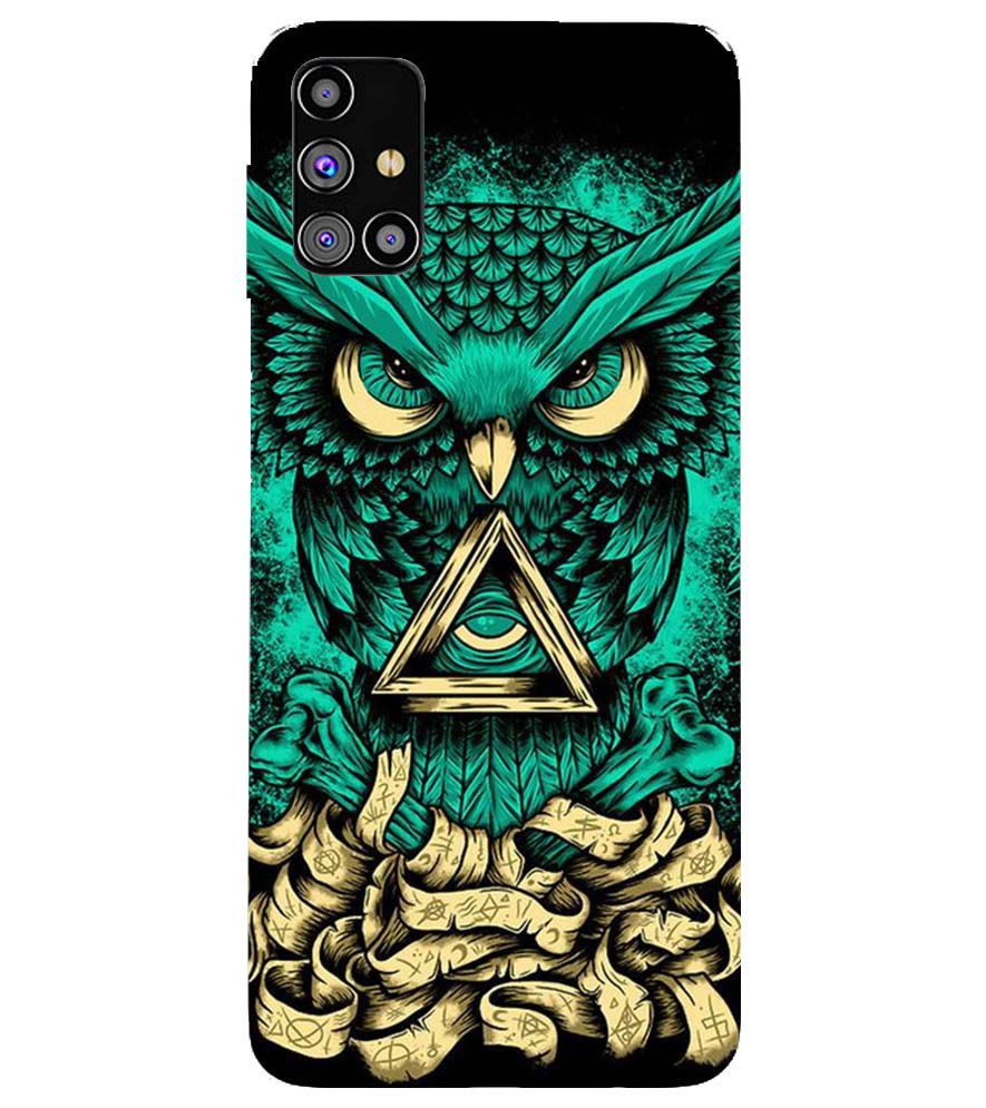 PS1301-Illuminati Owl Back Cover for Samsung Galaxy M31s