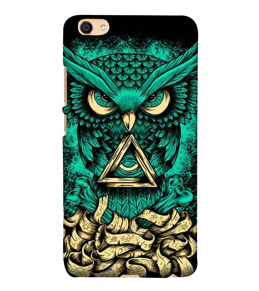 PS1301-Illuminati Owl Back Cover for Vivo Y55L