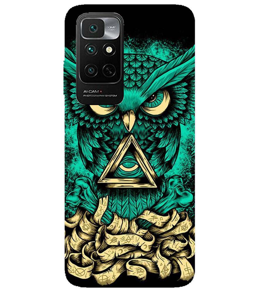 PS1301-Illuminati Owl Back Cover for Xiaomi Redmi Note 11 4G