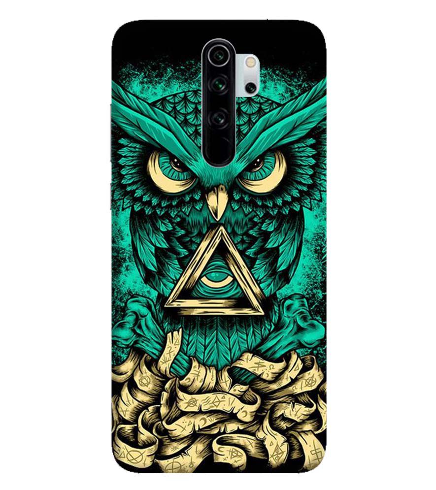 PS1301-Illuminati Owl Back Cover for Xiaomi Redmi Note 8 Pro