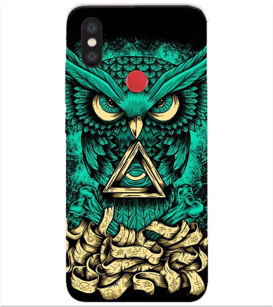 PS1301-Illuminati Owl Back Cover for Xiaomi Redmi Y2