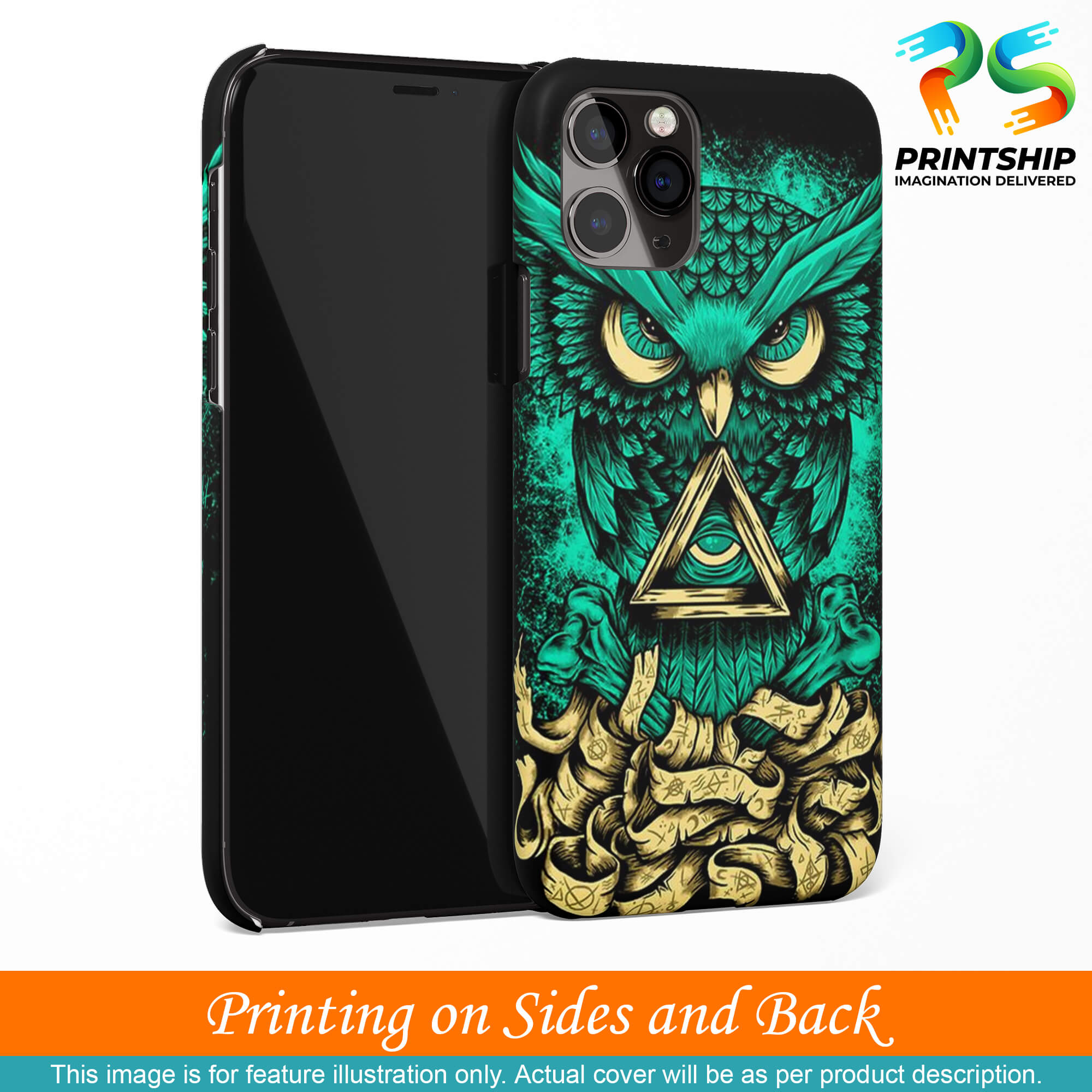 PS1301-Illuminati Owl Back Cover for Realme Narzo 30 Pro-Image3