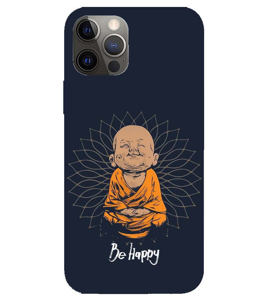 PS1302-Be Happy Back Cover for Apple iPhone 12 Pro