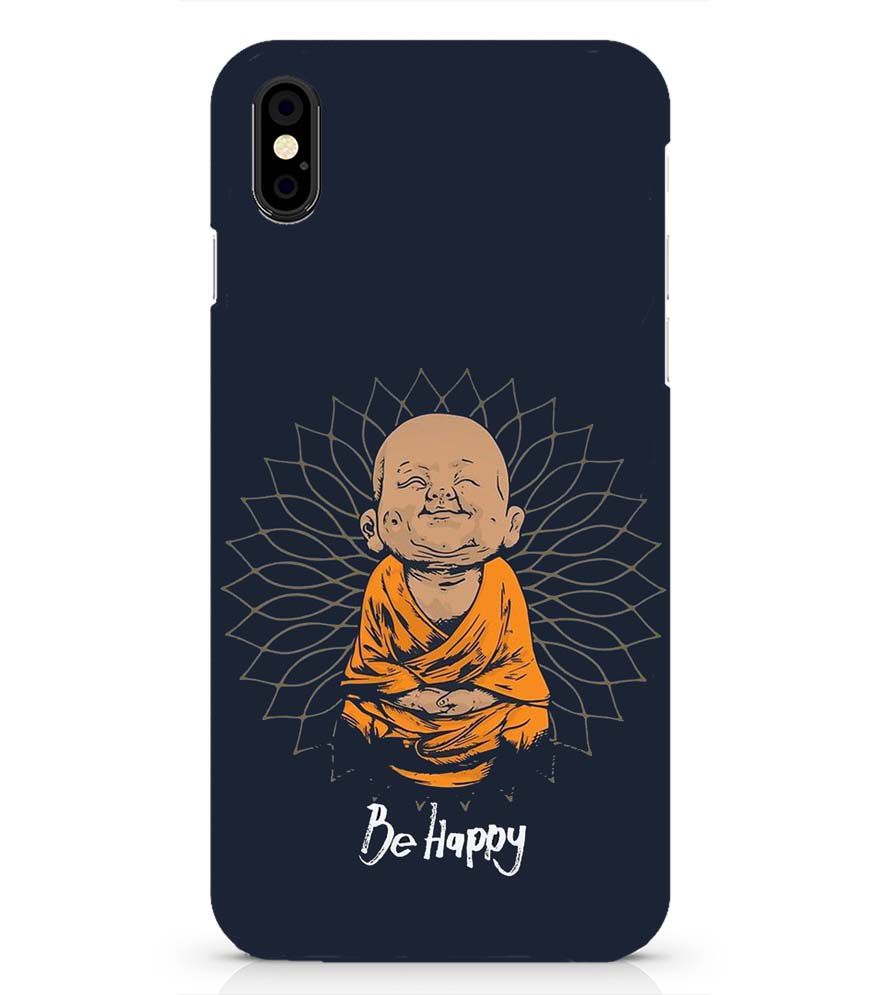 PS1302-Be Happy Back Cover for Apple iPhone X