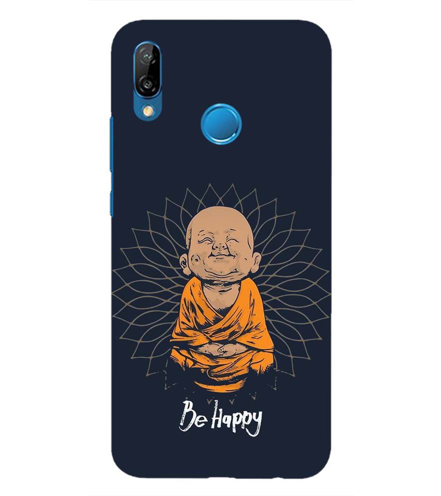 PS1302-Be Happy Back Cover for Huawei Nova 3e