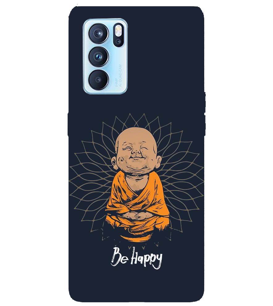 PS1302-Be Happy Back Cover for Oppo Reno6 5G