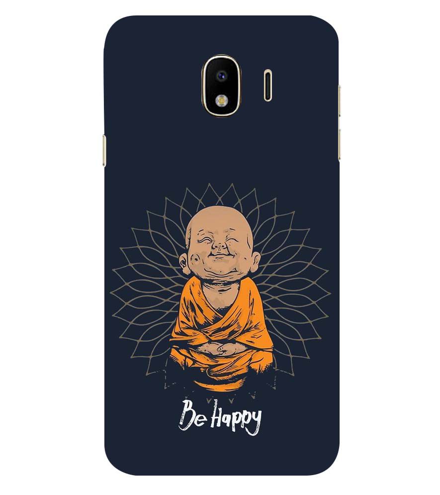 PS1302-Be Happy Back Cover for Samsung Galaxy J4 (2018)