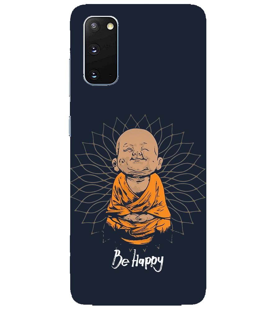 PS1302-Be Happy Back Cover for Samsung Galaxy S20 5G