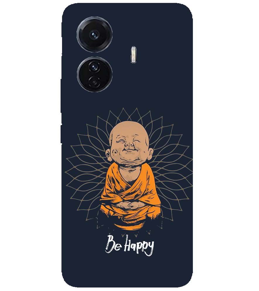 PS1302-Be Happy Back Cover for vivo T1 Pro