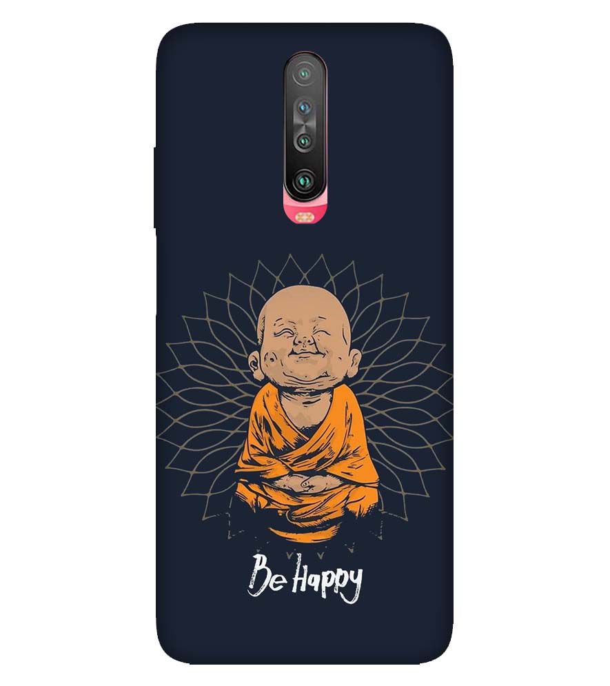 PS1302-Be Happy Back Cover for Xiaomi Poco X2