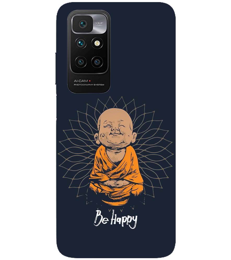 PS1302-Be Happy Back Cover for Xiaomi Redmi 10 Prime