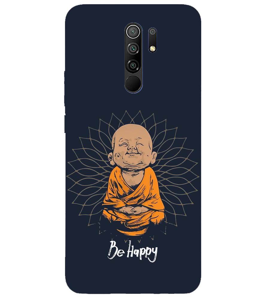 PS1302-Be Happy Back Cover for Xiaomi Redmi 9 Prime