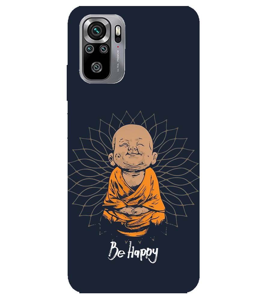 PS1302-Be Happy Back Cover for Xiaomi Redmi Note 10