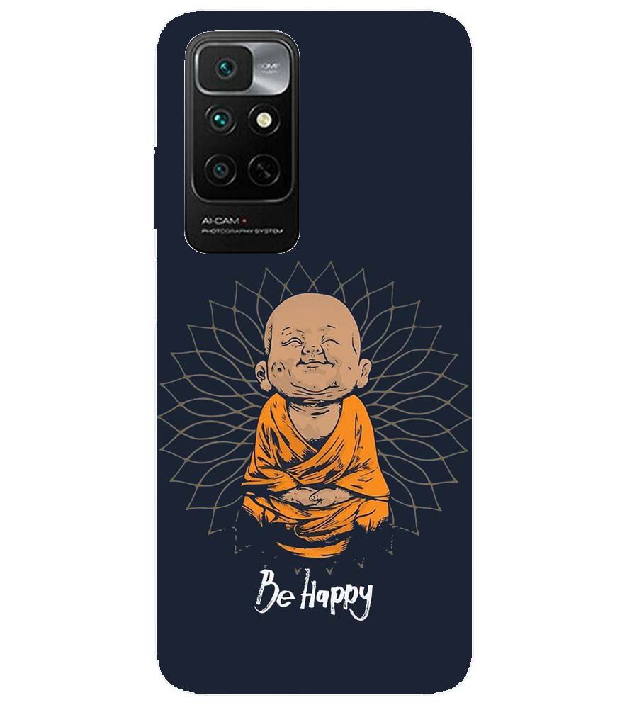 PS1302-Be Happy Back Cover for Xiaomi Redmi Note 11 4G