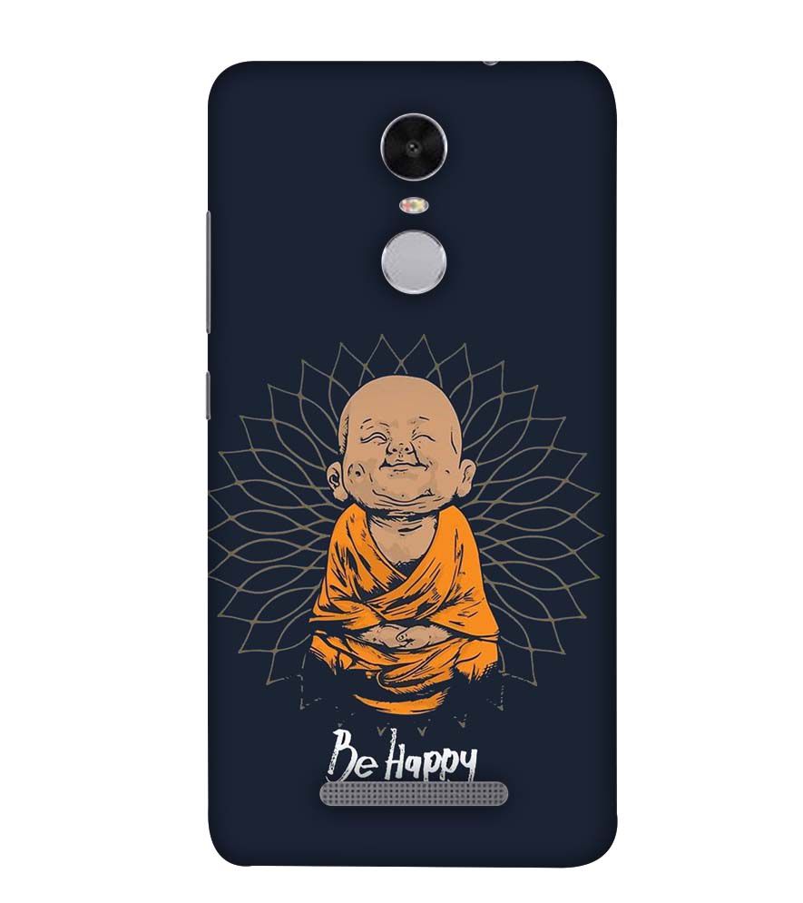 PS1302-Be Happy Back Cover for Xiaomi Redmi Note 4